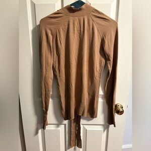 L.A.M.B. Brown Long Sleeve Top